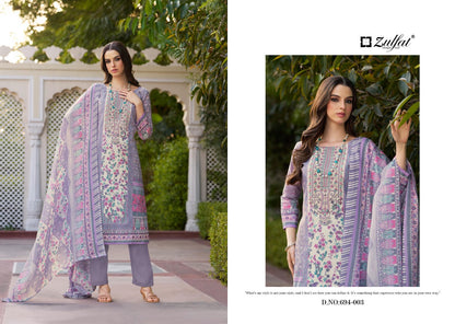 Sana Safina Vol 2 Zulfat Designer Cotton Karachi Salwar Suits Supplier Gujarat