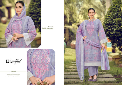 Sana Safina Vol 4 Zulfat Designer Cotton Karachi Salwar Suits Exporter