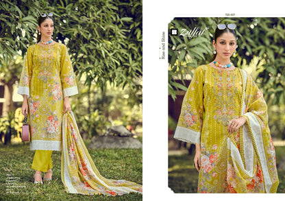 Sana Safina Vol 4 Zulfat Designer Cotton Karachi Salwar Suits Exporter