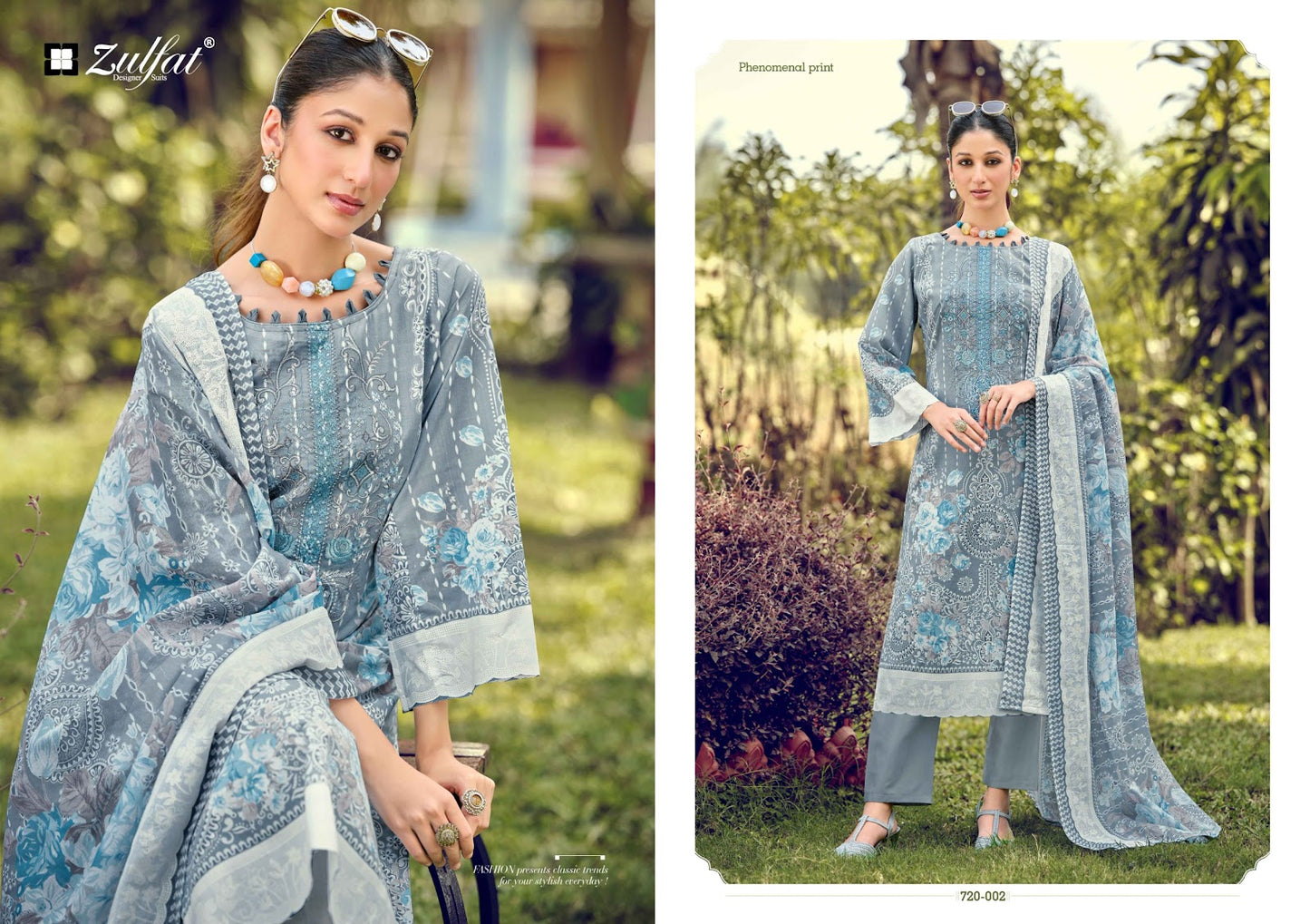 Sana Safina Vol 4 Zulfat Designer Cotton Karachi Salwar Suits Exporter