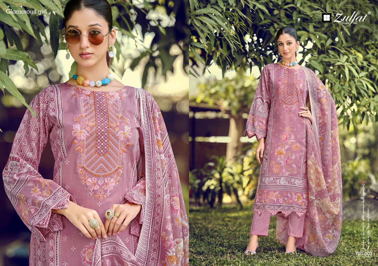 Sana Safina Vol 4 Zulfat Designer Cotton Karachi Salwar Suits Exporter