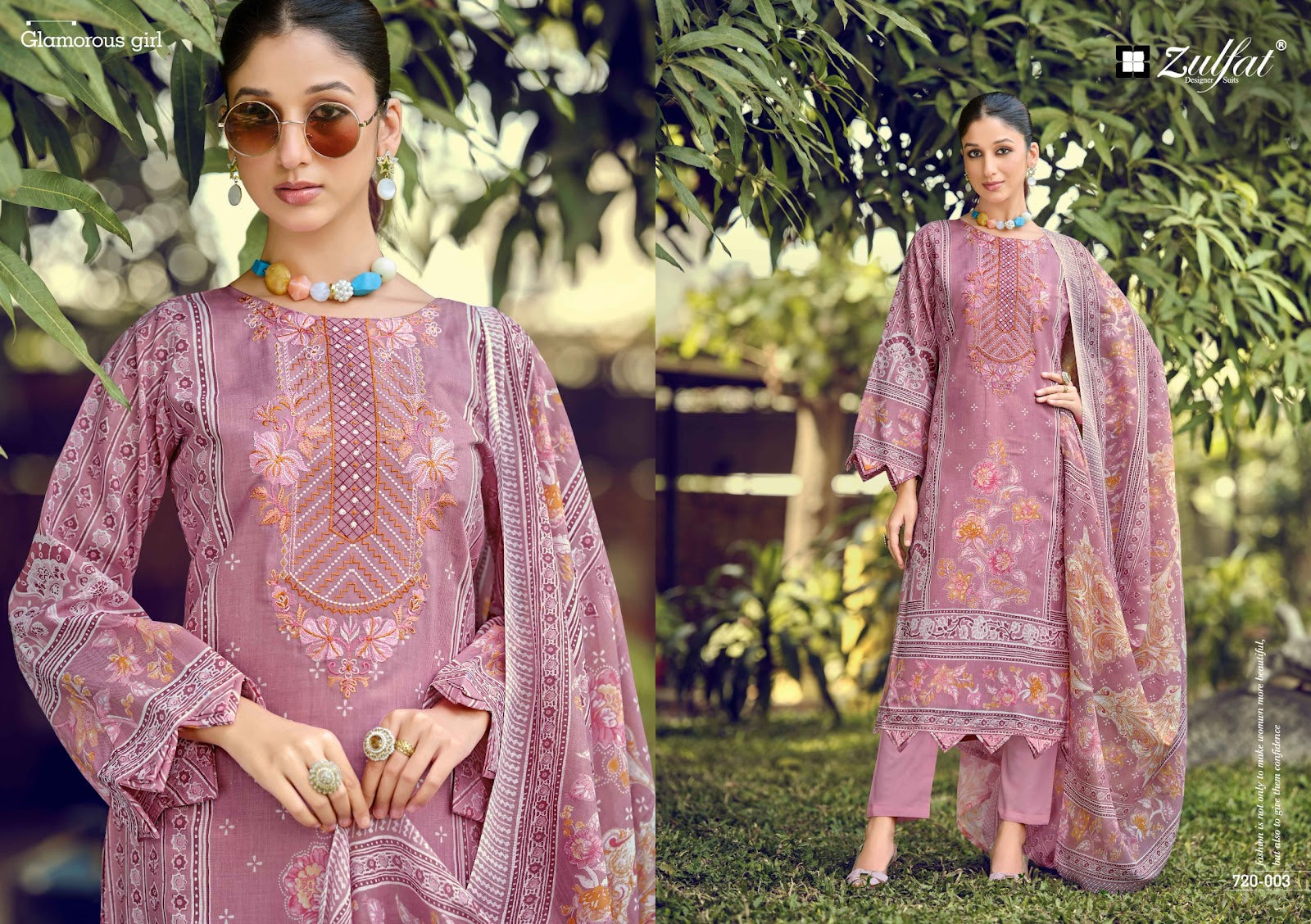 Sana Safina Vol 4 Zulfat Designer Cotton Karachi Salwar Suits Exporter