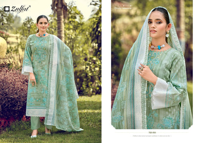 Sana Safina Vol 4 Zulfat Designer Cotton Karachi Salwar Suits Exporter