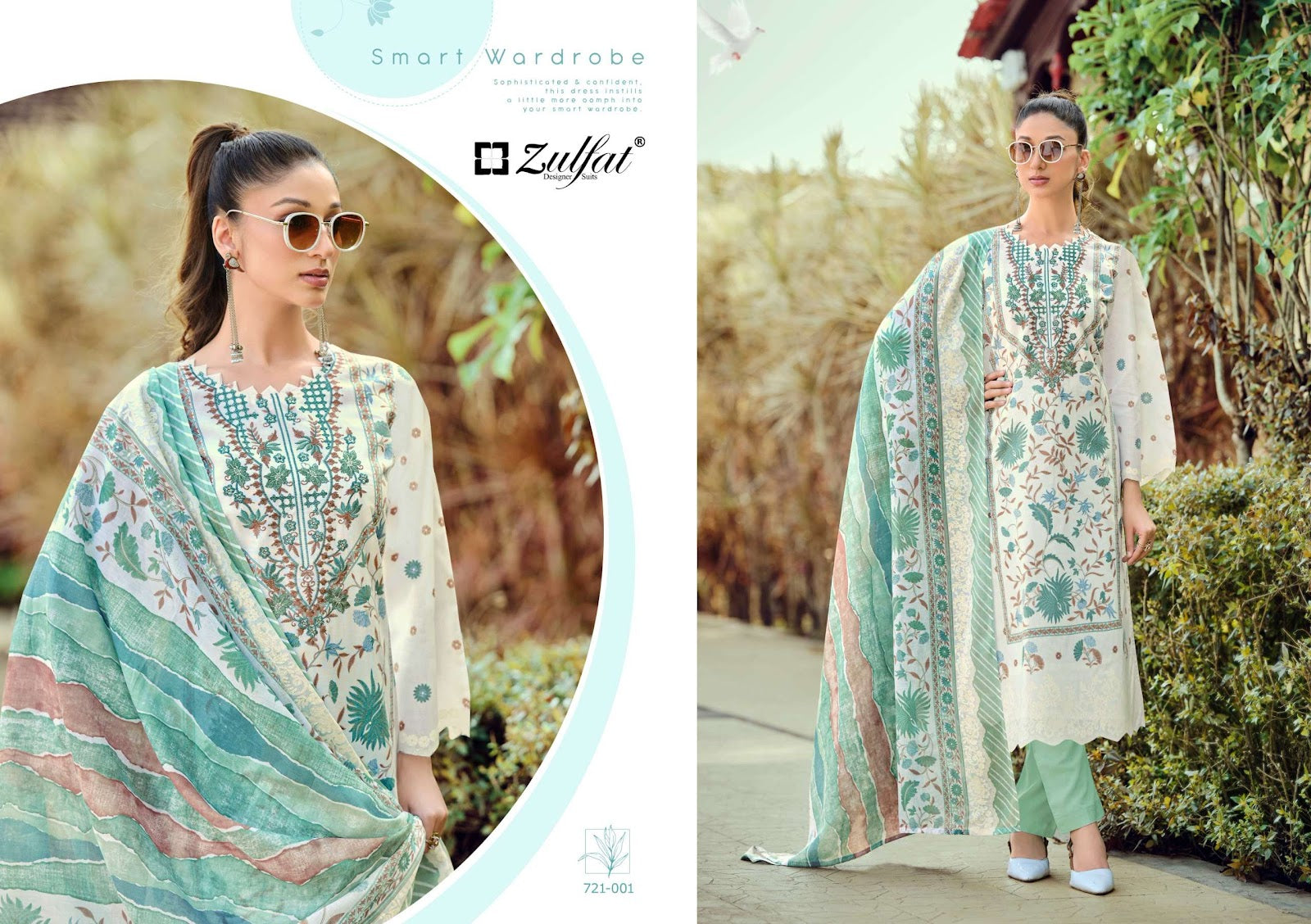 Sana Safina Vol 5 Zulfat Designer Pure Cotton Karachi Salwar Suits Manufacturer Ahmedabad