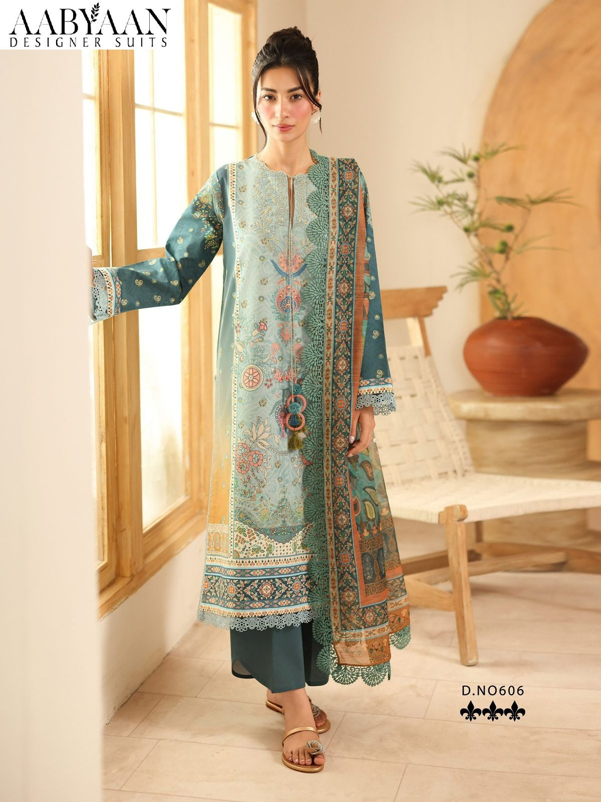 Sana Safina Vol 6 Aabyaan Cotton Karachi Salwar Suits Supplier Gujarat