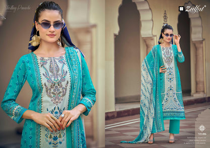 Sana Safina Vol 6 Zulfat Designer Cotton Karachi Salwar Suits Wholesale Price