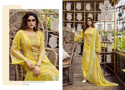 Sana Safina Zulfat Designer Cotton Karachi Salwar Suits Wholesaler Ahmedabad
