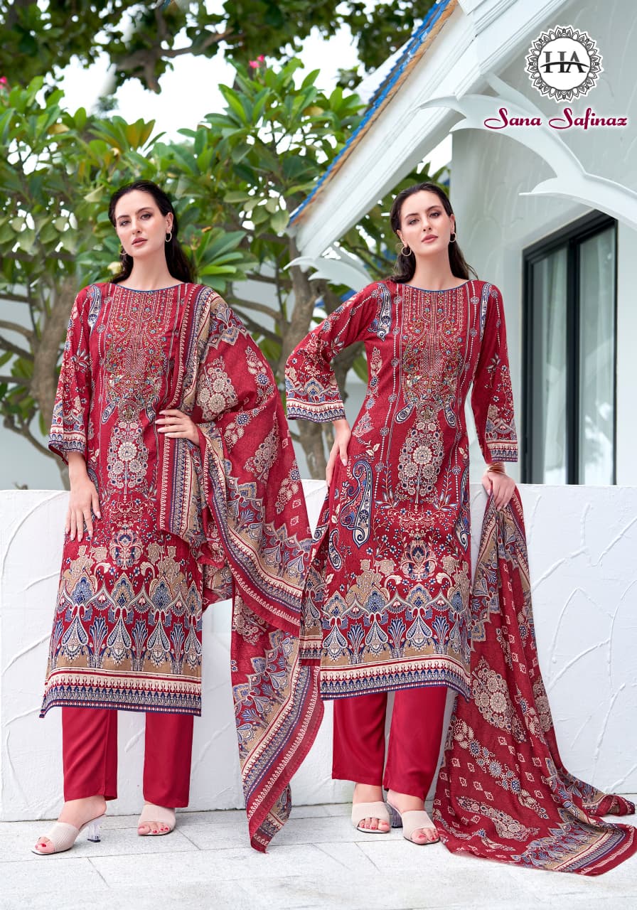 Sana Safinaz Harshit Fashion Cotton Karachi Salwar Suits Exporter Ahmedabad