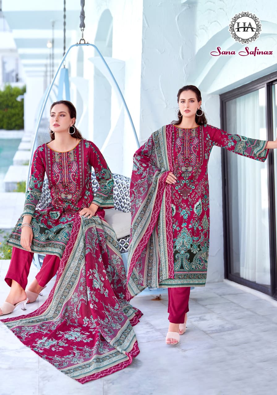 Sana Safinaz Harshit Fashion Cotton Karachi Salwar Suits Exporter Ahmedabad