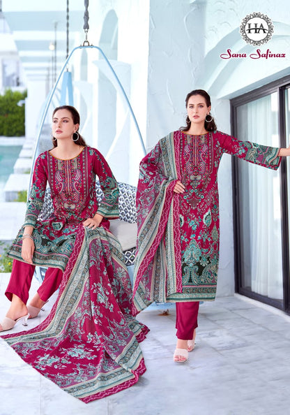 Sana Safinaz Harshit Fashion Cotton Karachi Salwar Suits Exporter Ahmedabad