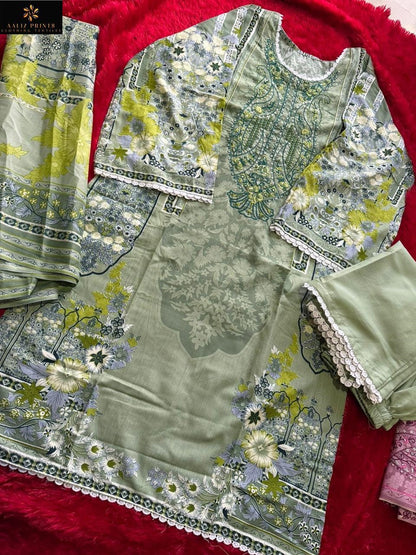 Sana Safinaz Vol 1 Aaliz Prints Mix Cotton Karachi Salwar Suits Manufacturer