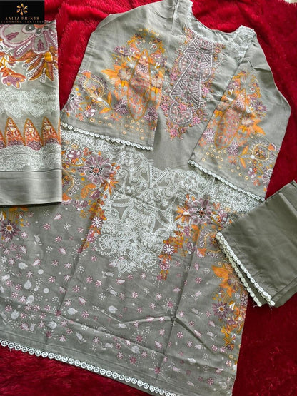 Sana Safinaz Vol 1 Aaliz Prints Mix Cotton Karachi Salwar Suits Manufacturer