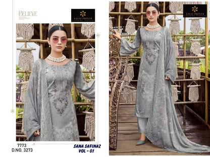 Sana Safinaz Vol 1 Aaliz Prints Mix Cotton Karachi Salwar Suits Manufacturer