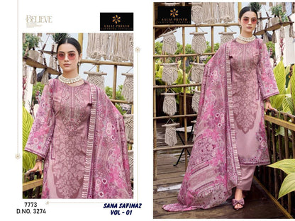Sana Safinaz Vol 1 Aaliz Prints Mix Cotton Karachi Salwar Suits Manufacturer