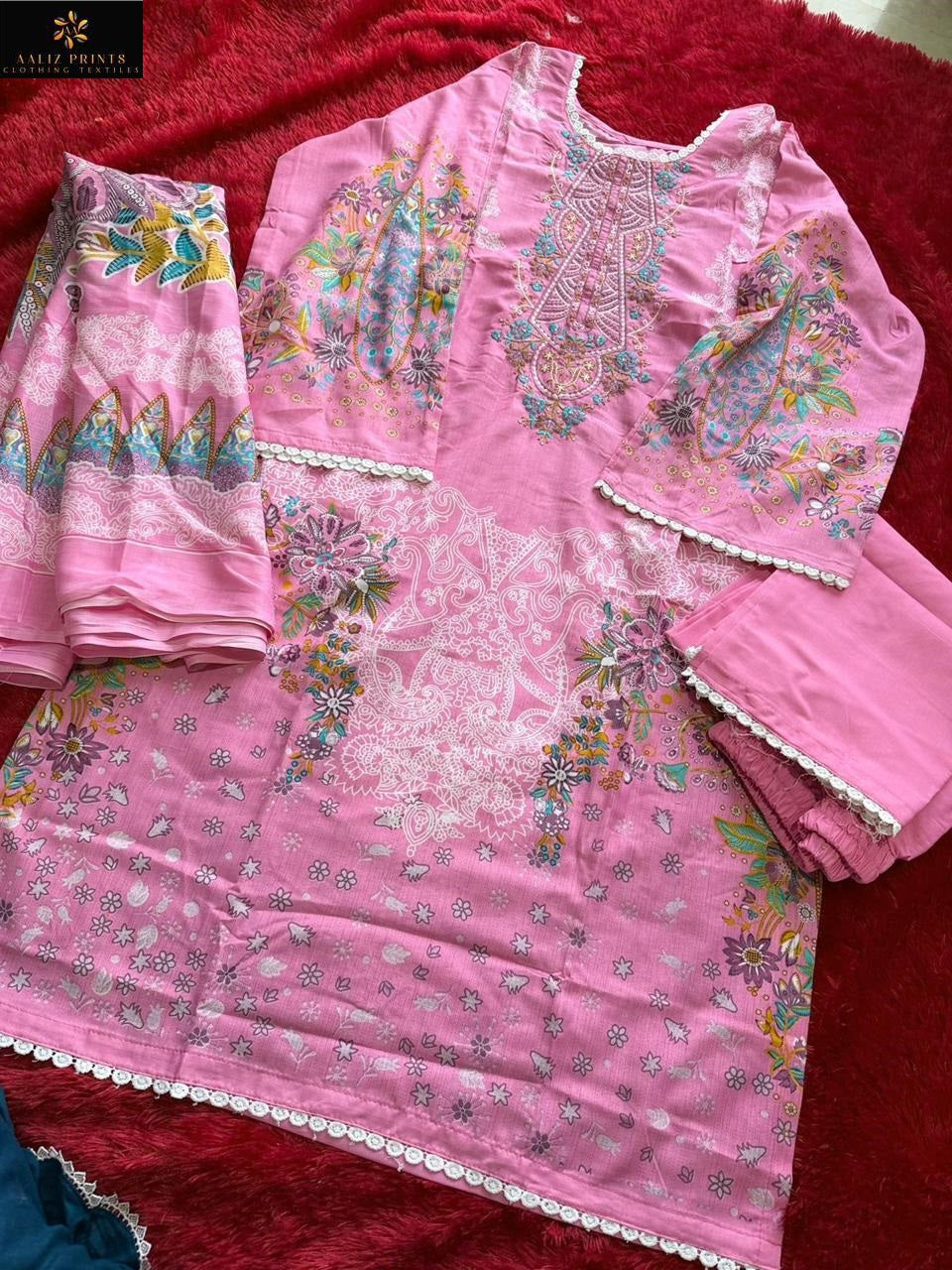 Sana Safinaz Vol 1 Aaliz Prints Mix Cotton Karachi Salwar Suits Manufacturer