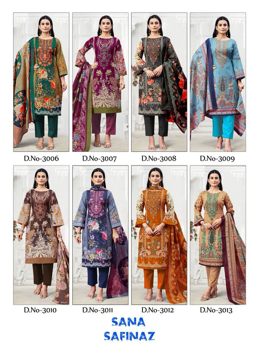 Sana Safinaz Vol 3 Ganesha Cotton Karachi Salwar Suits Wholesale