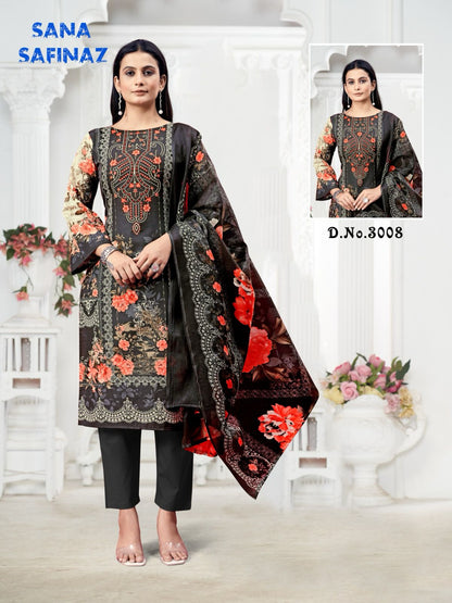 Sana Safinaz Vol 3 Ganesha Cotton Karachi Salwar Suits Wholesale