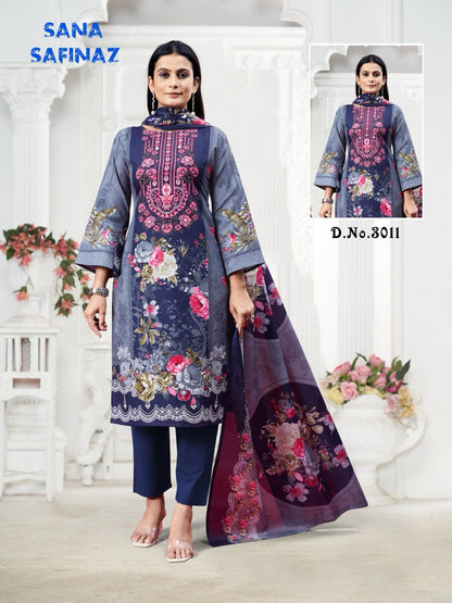 Sana Safinaz Vol 3 Ganesha Cotton Karachi Salwar Suits Wholesale