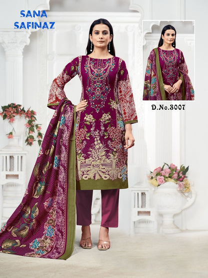 Sana Safinaz Vol 3 Ganesha Cotton Karachi Salwar Suits Wholesale