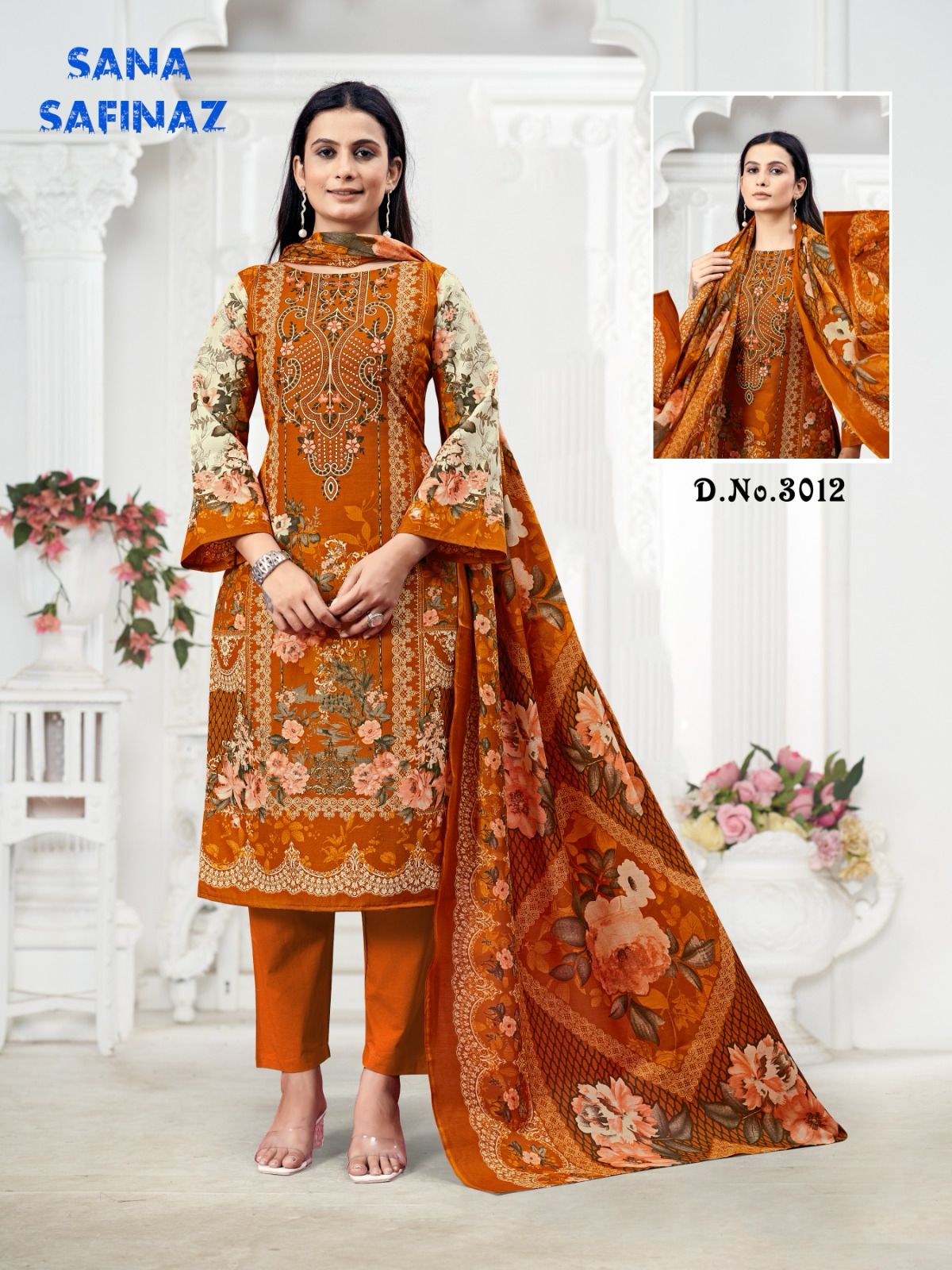 Sana Safinaz Vol 3 Ganesha Cotton Karachi Salwar Suits Wholesale