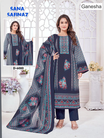 Sana Safinaz Vol 6 Ganesha Cotton Karachi Salwar Suits Wholesale Price