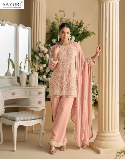 Sana Sayuri Georgette Readymade Suits Wholesale