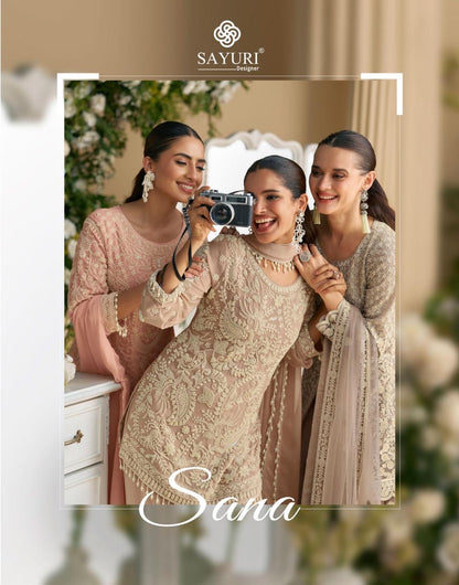 Sana Sayuri Georgette Readymade Suits Wholesale