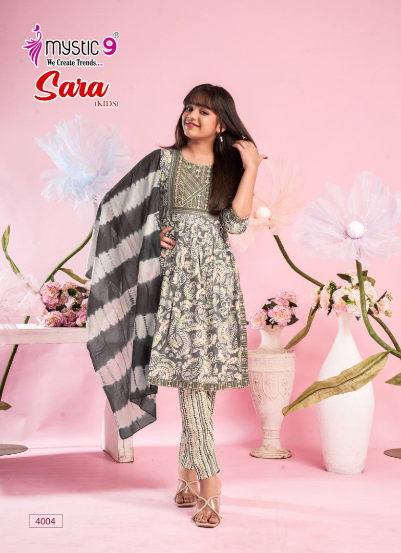 Sana Vol 4 Mystic 9 Rayon Girls Readymade Pant Suits Wholesale Price