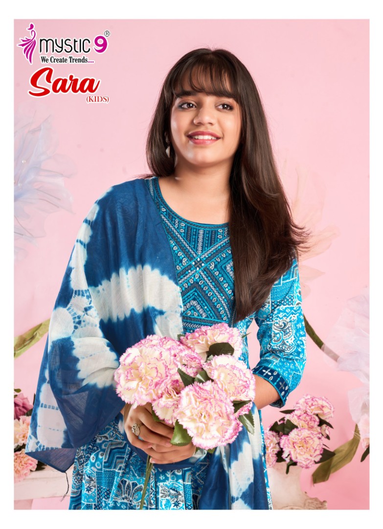 Sana Vol 4 Mystic 9 Rayon Girls Readymade Pant Suits Wholesale Price