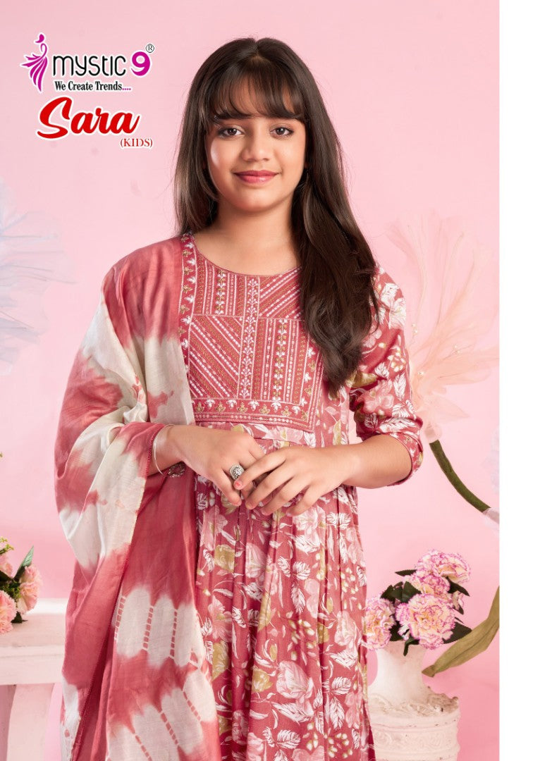 Sana Vol 4 Mystic 9 Rayon Girls Readymade Pant Suits Wholesale Price