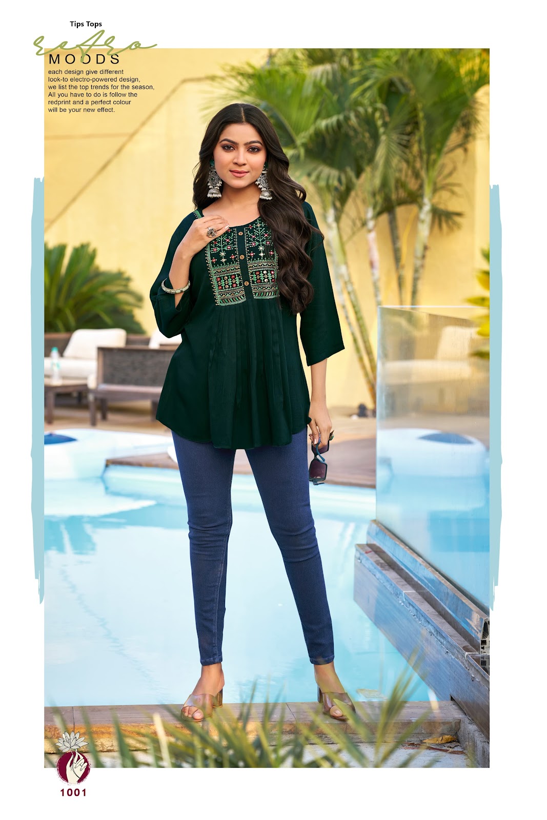 Sana Vol 4 Tips Tops Reyon Fancy Tops Wholesale Price