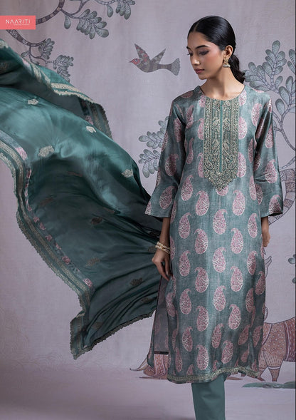 Sanaaz Naariti Silk Pant Style Suits Wholesale Price