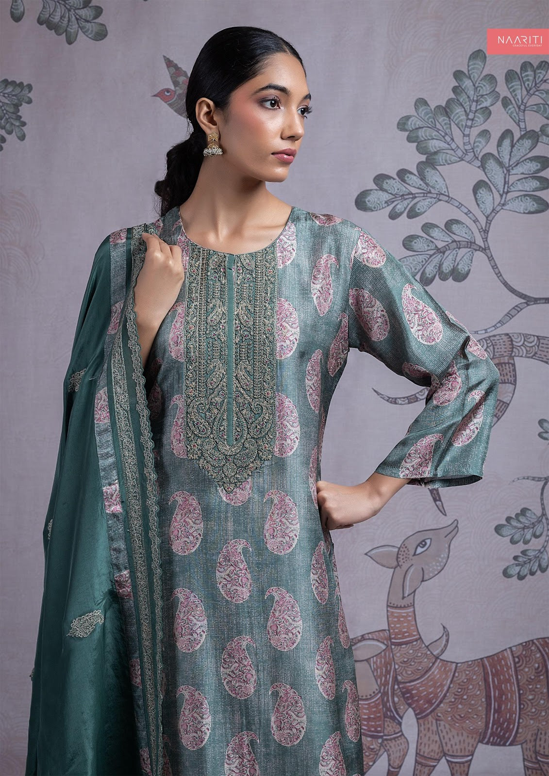 Sanaaz Naariti Silk Pant Style Suits Wholesale Price