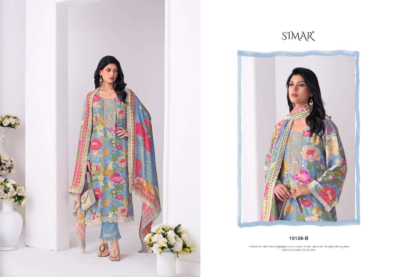 Sanaaz Simar Viscose Muslin Pant Style Suits Manufacturer Gujarat