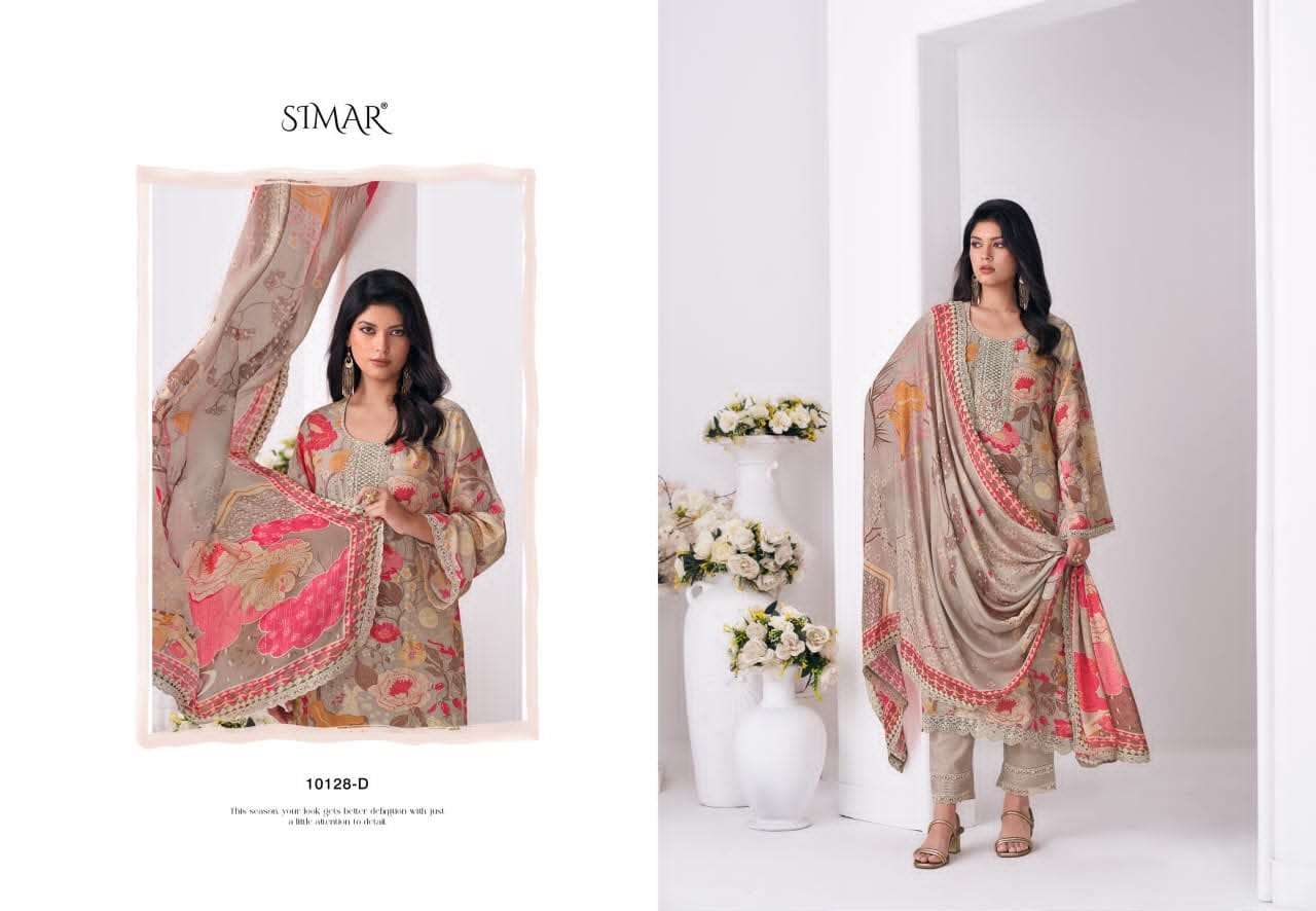 Sanaaz Simar Viscose Muslin Pant Style Suits Manufacturer Gujarat