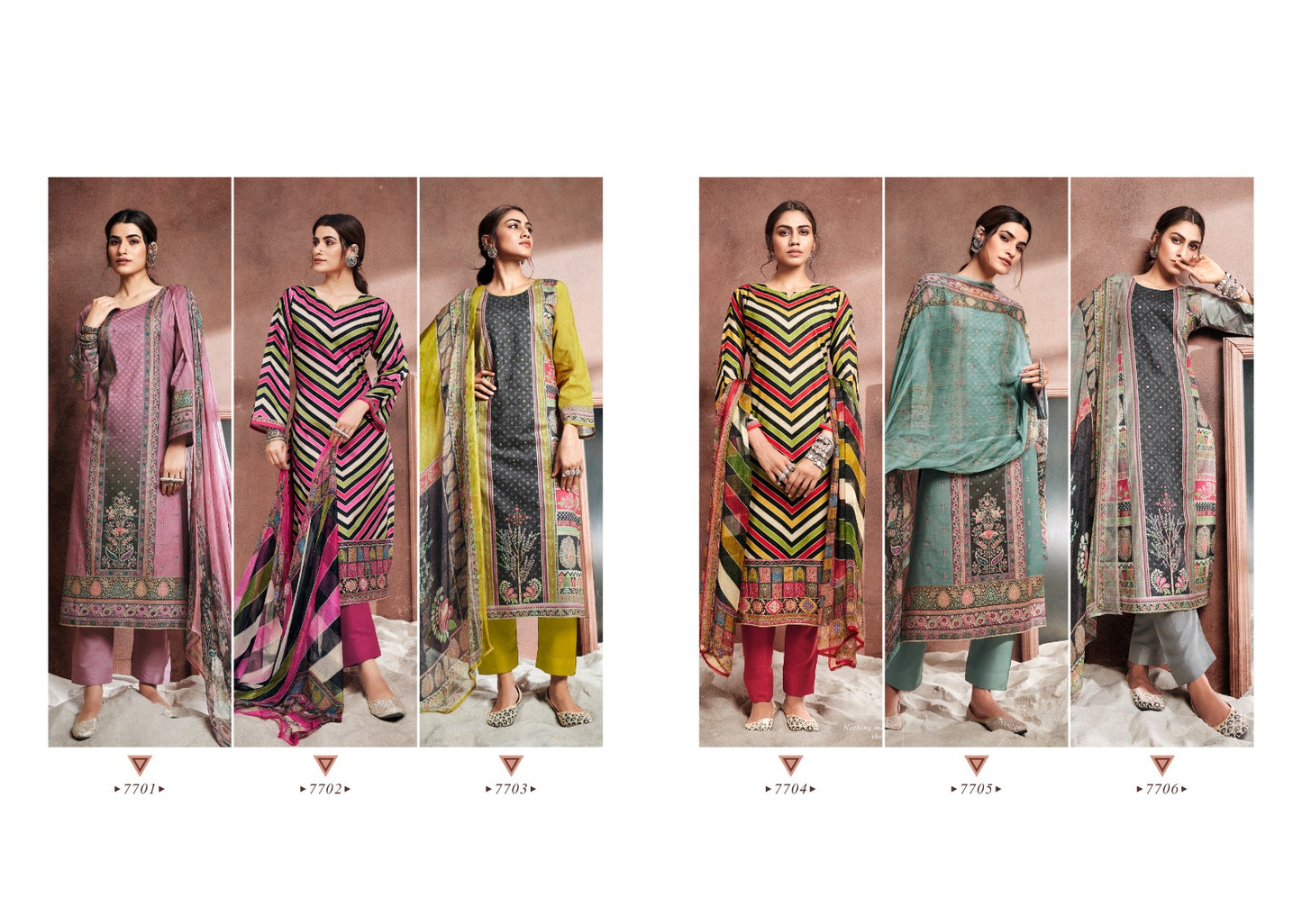 Sanam Rupali Cambric Lawn Pant Style Suits