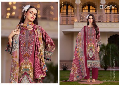 Sanam Zulfat Designer Rayon Karachi Salwar Suits Supplier Ahmedabad