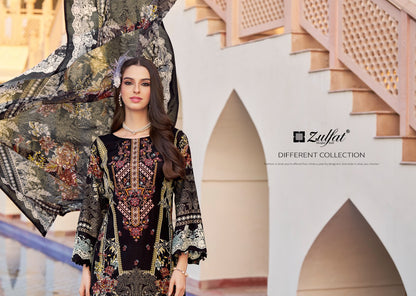 Sanam Zulfat Designer Rayon Karachi Salwar Suits Supplier Ahmedabad