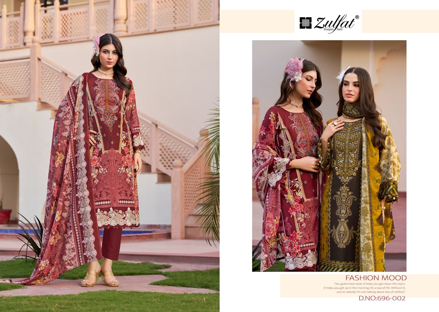 Sanam Zulfat Designer Rayon Karachi Salwar Suits Supplier Ahmedabad