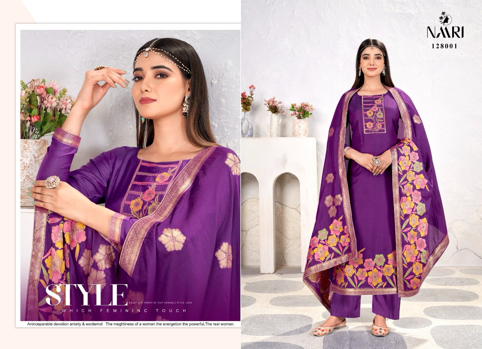 Sanaya Naari Pure Muslin Pant Style Suits Wholesale Rate