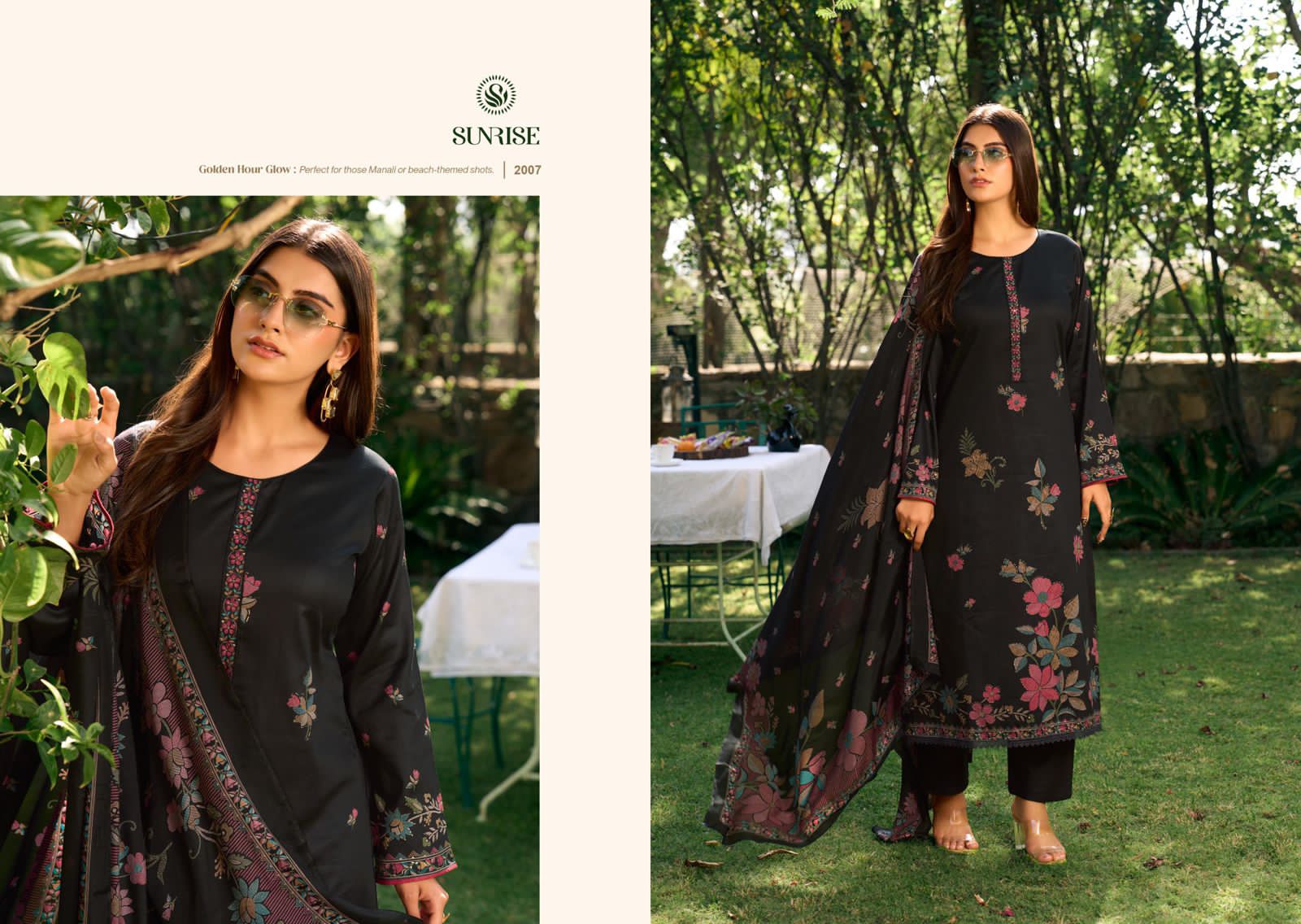 Sanaya Vol 2 Sunrise Jam Satin Pant Style Suits Exporter Ahmedabad