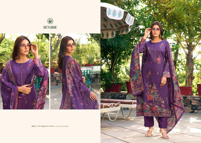 Sanaya Vol 2 Sunrise Jam Satin Pant Style Suits Exporter Ahmedabad