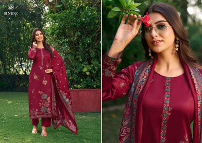 Sanaya Vol 2 Sunrise Jam Satin Pant Style Suits Exporter Ahmedabad