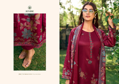 Sanaya Vol 2 Sunrise Jam Satin Pant Style Suits Exporter Ahmedabad