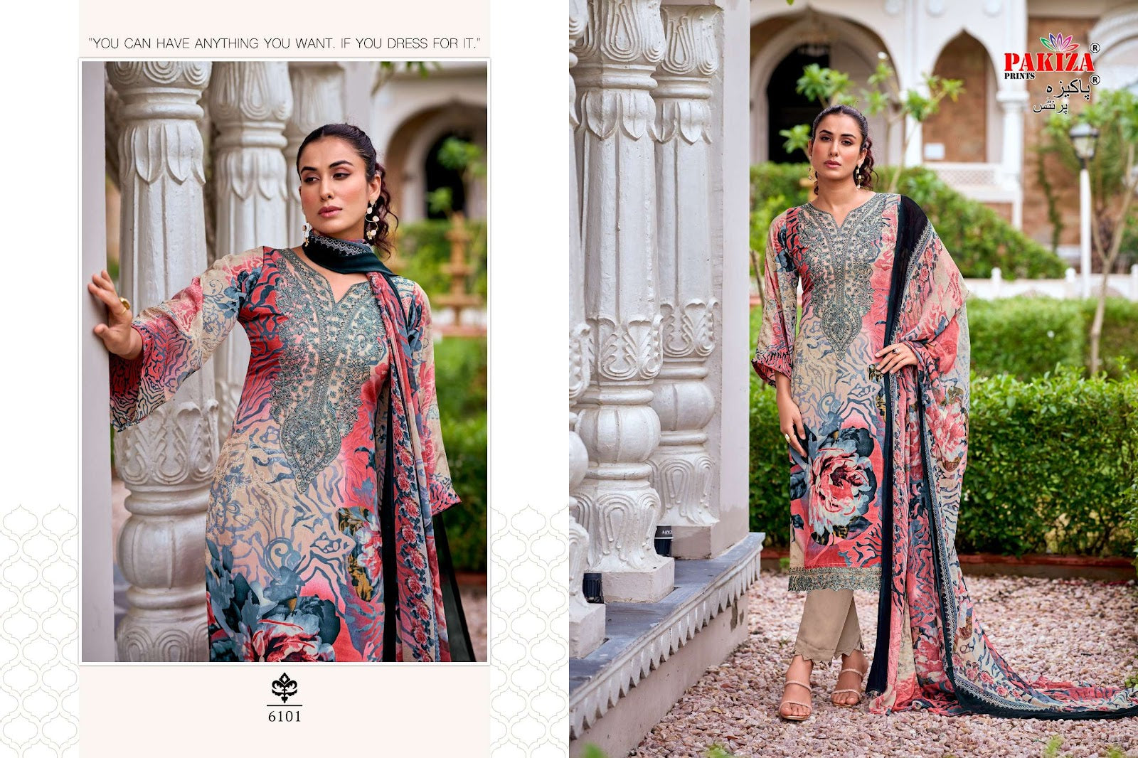Sanaya Vol 61 Pakiza Prints Crepe Karachi Salwar Suits Supplier India
