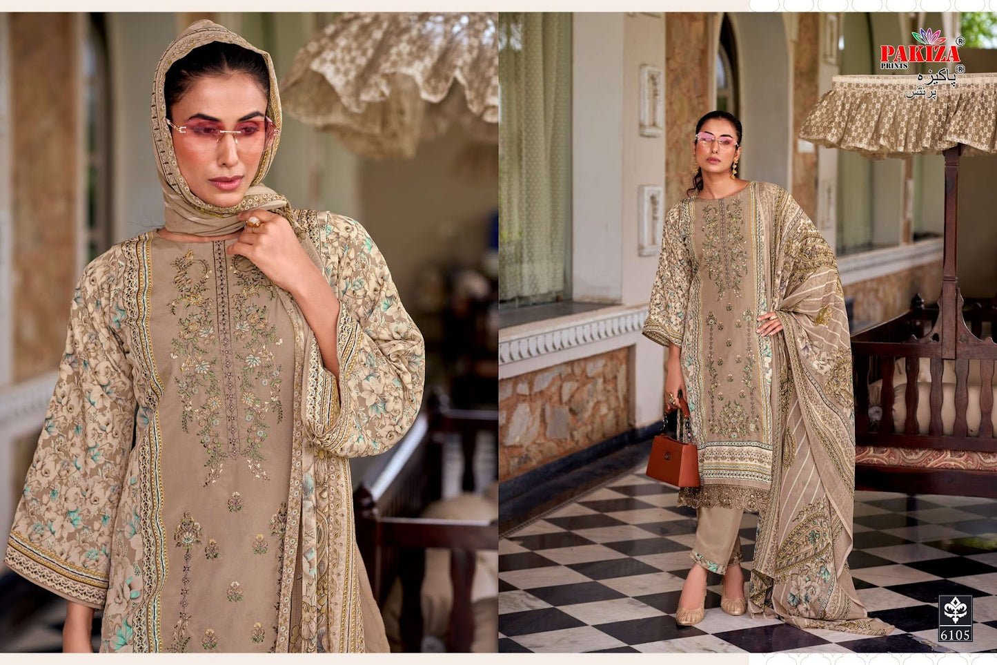 Sanaya Vol 61 Pakiza Prints Crepe Karachi Salwar Suits Supplier India