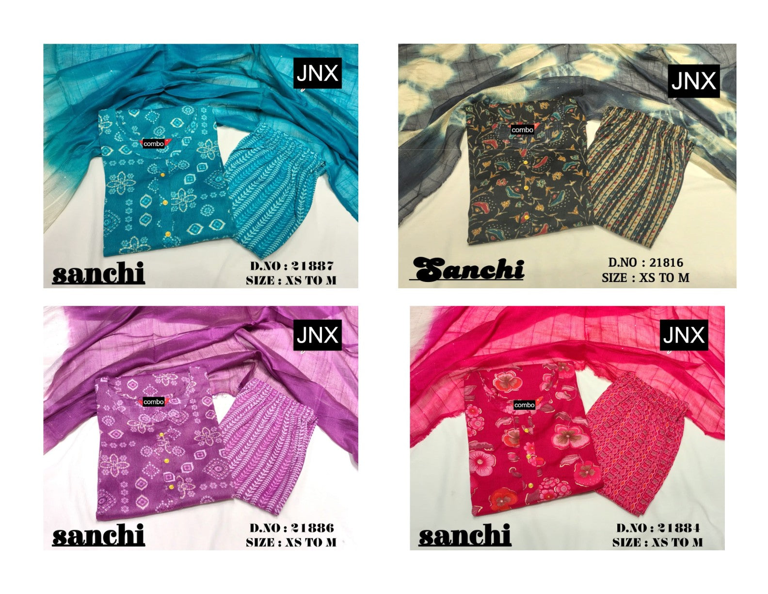 Sanchi 221225 Jnx Capsule Readymade Pant Style Suits Supplier