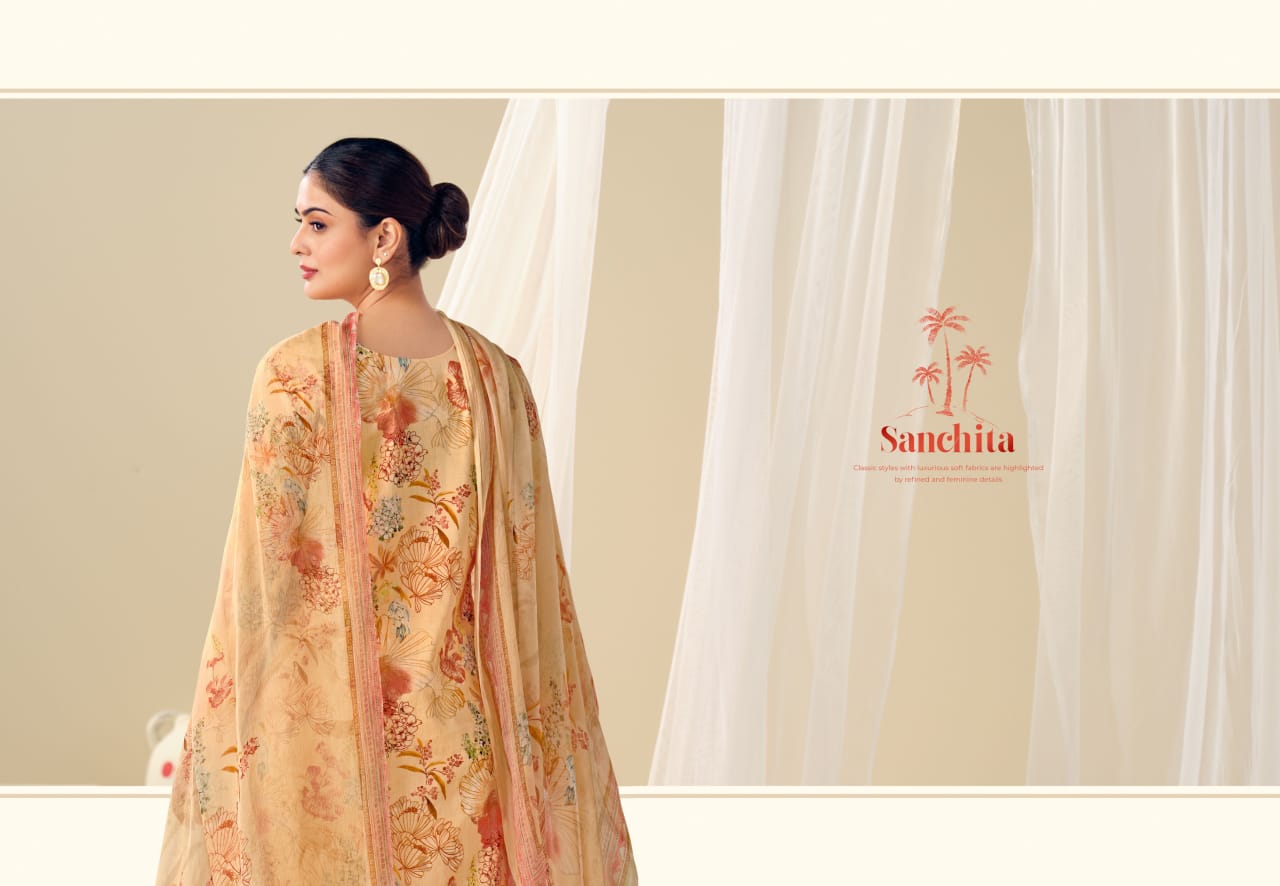 Sanchita Simar Organdy Pant Style Suits Wholesale Price