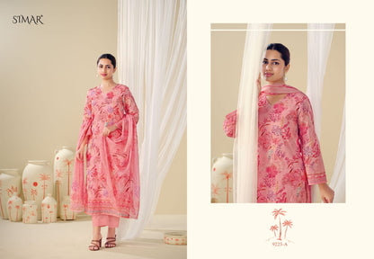 Sanchita Simar Organdy Pant Style Suits Wholesale Price