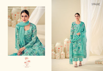 Sanchita Simar Organdy Pant Style Suits Wholesale Price